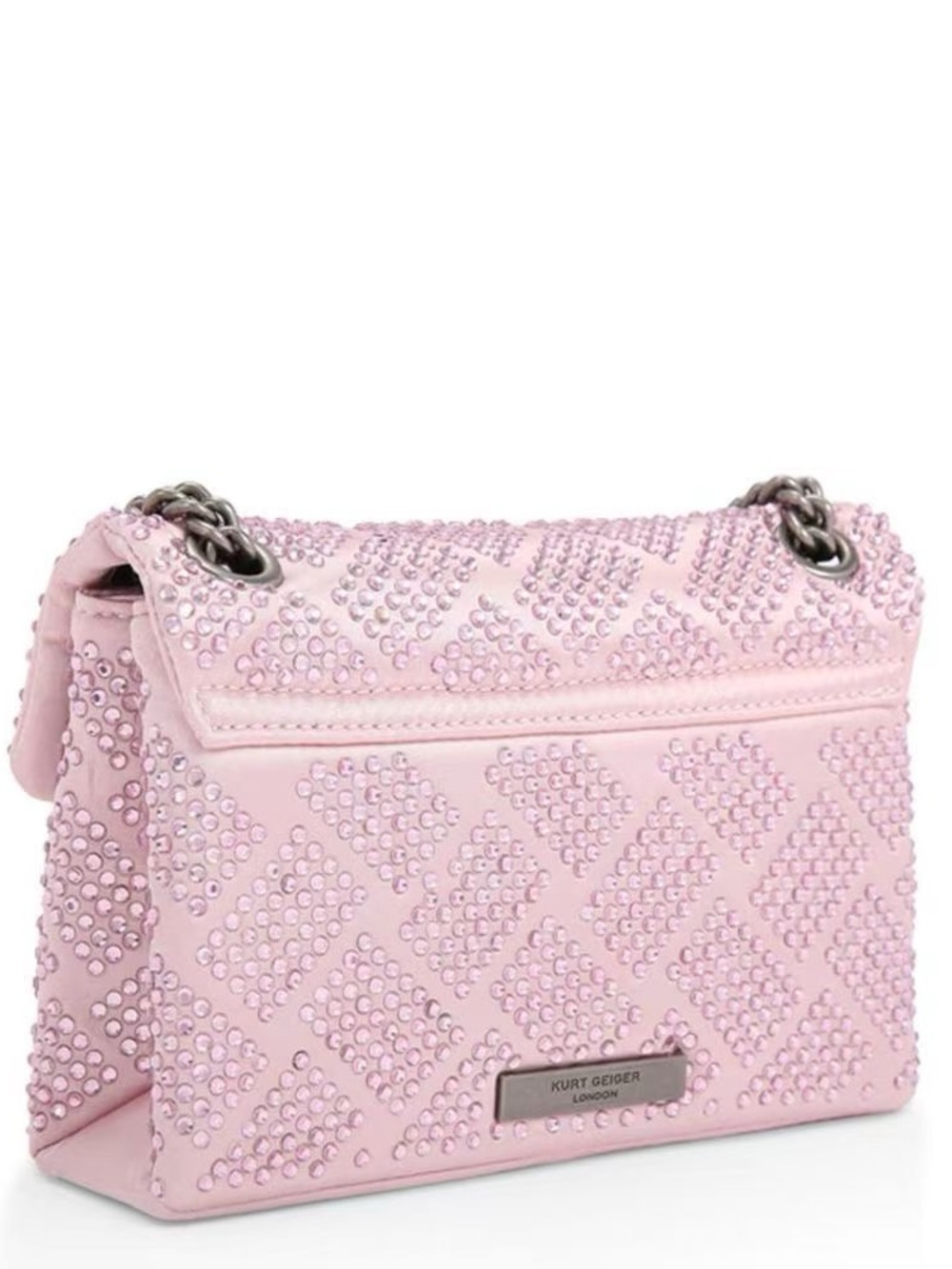 Kurt Geiger Mini Pink Kensington Bag - Picture 2 of 4